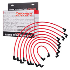 10.5Mm High Performance Spark Plug Wires Set Replacement for SBC HEI BBC Chevy 3