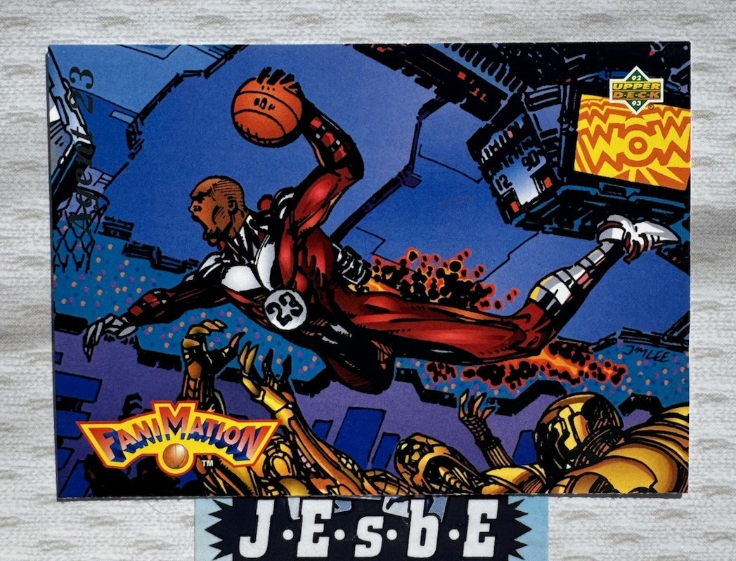 1992-93 Upper Deck FaniMation MICHAEL JORDAN #506 Chicago Bulls HOF