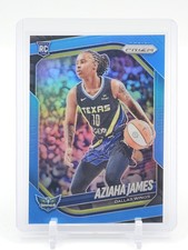 AZIAHA JAMES 2025-26 PRIZM LIGHT BLUE ROOKIE /125 #83 WINGS Q4244