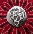 HayleyBug Mint 'retired' 1oz poured Shiny Dragon .999 Silver Mint Condition