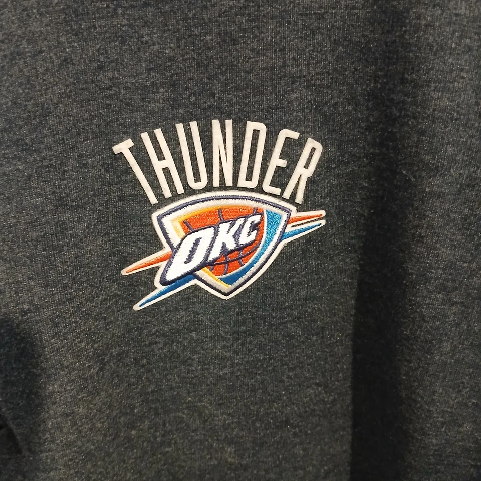Sudadera Oklahoma City OKC Thunder 1/4 Cremallera, Para Hombre XL Antigua, Azul Foto 3 de 4