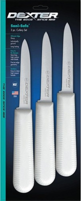 #ad #ad Sani Safe of 3¼quot; Paring Knives Slip Resistant White $35.69