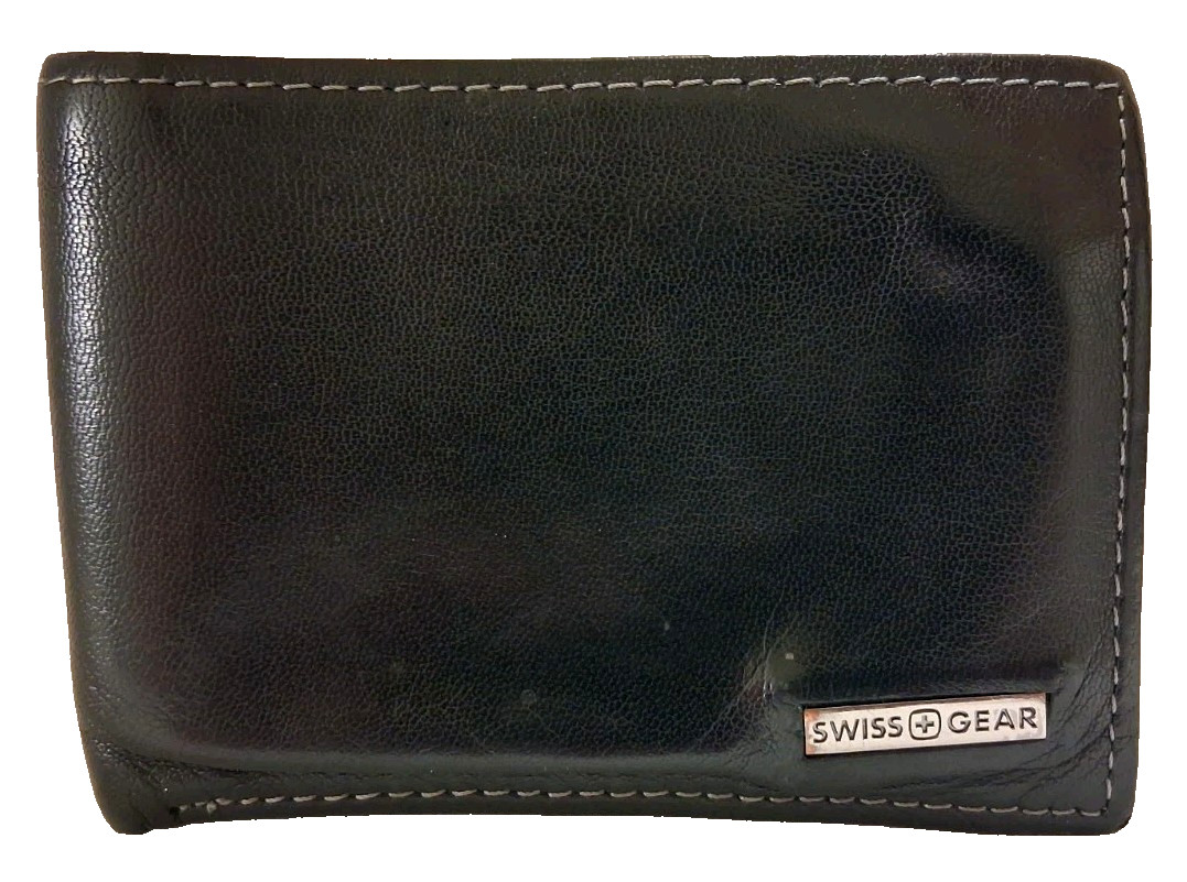 SWISS GEAR BLACK BI-FOLD MEN'S WALLET SWISS GEAR WALLET