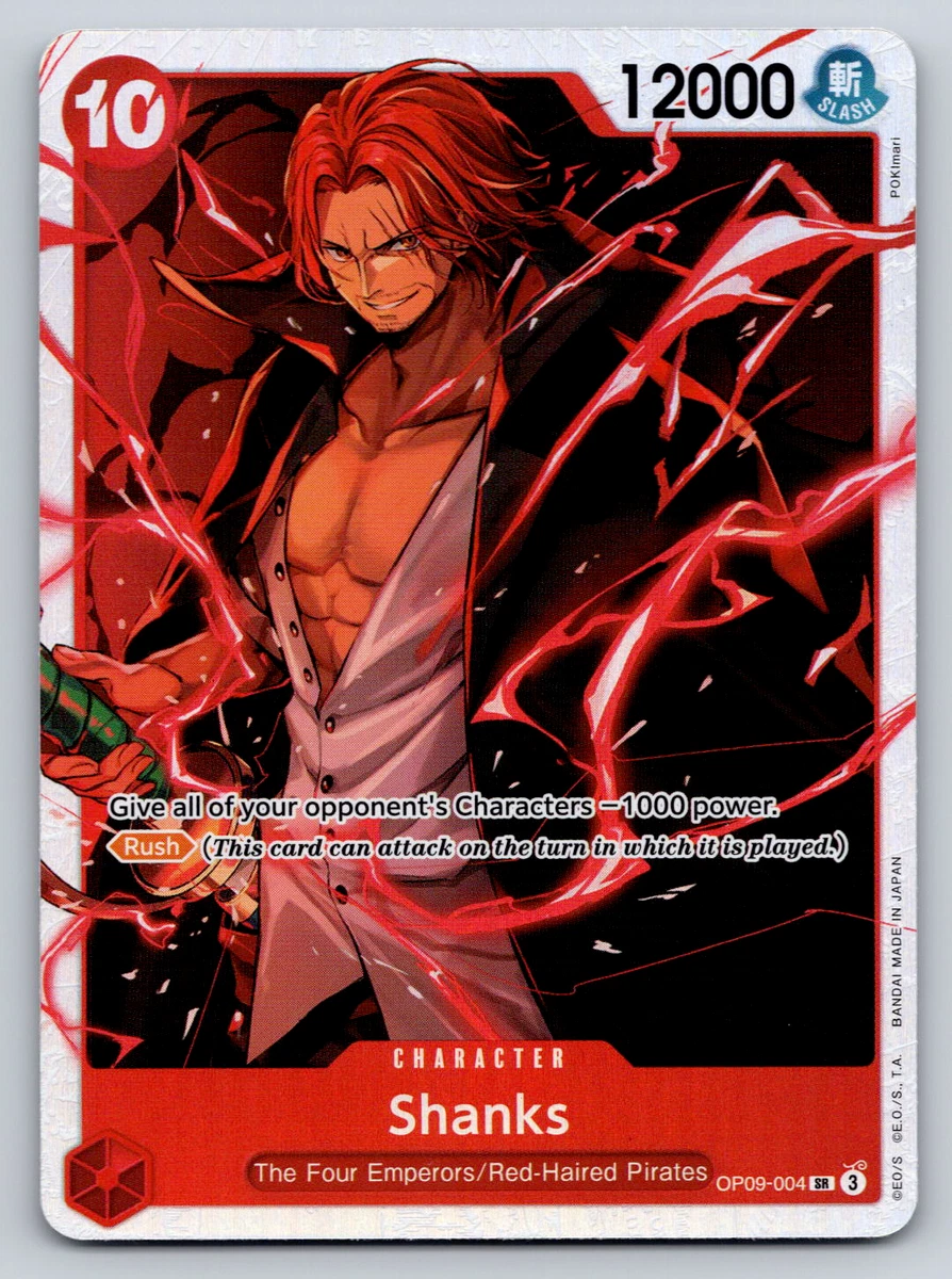 25+ Shanks OP09-004 Emperors in the New World for sale | Updated