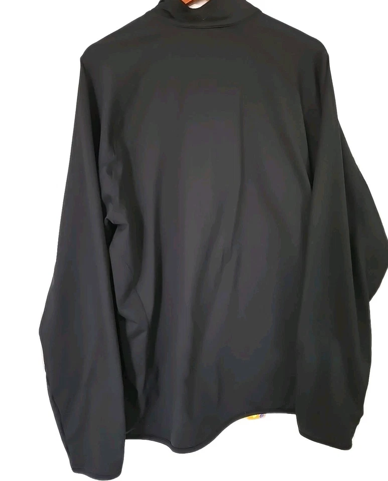 Camisa Pullover US Open Para Hombre M 1/4 Cremallera Golf 2019 Pebble Beach CB DryTec Negra Foto 2 de 4