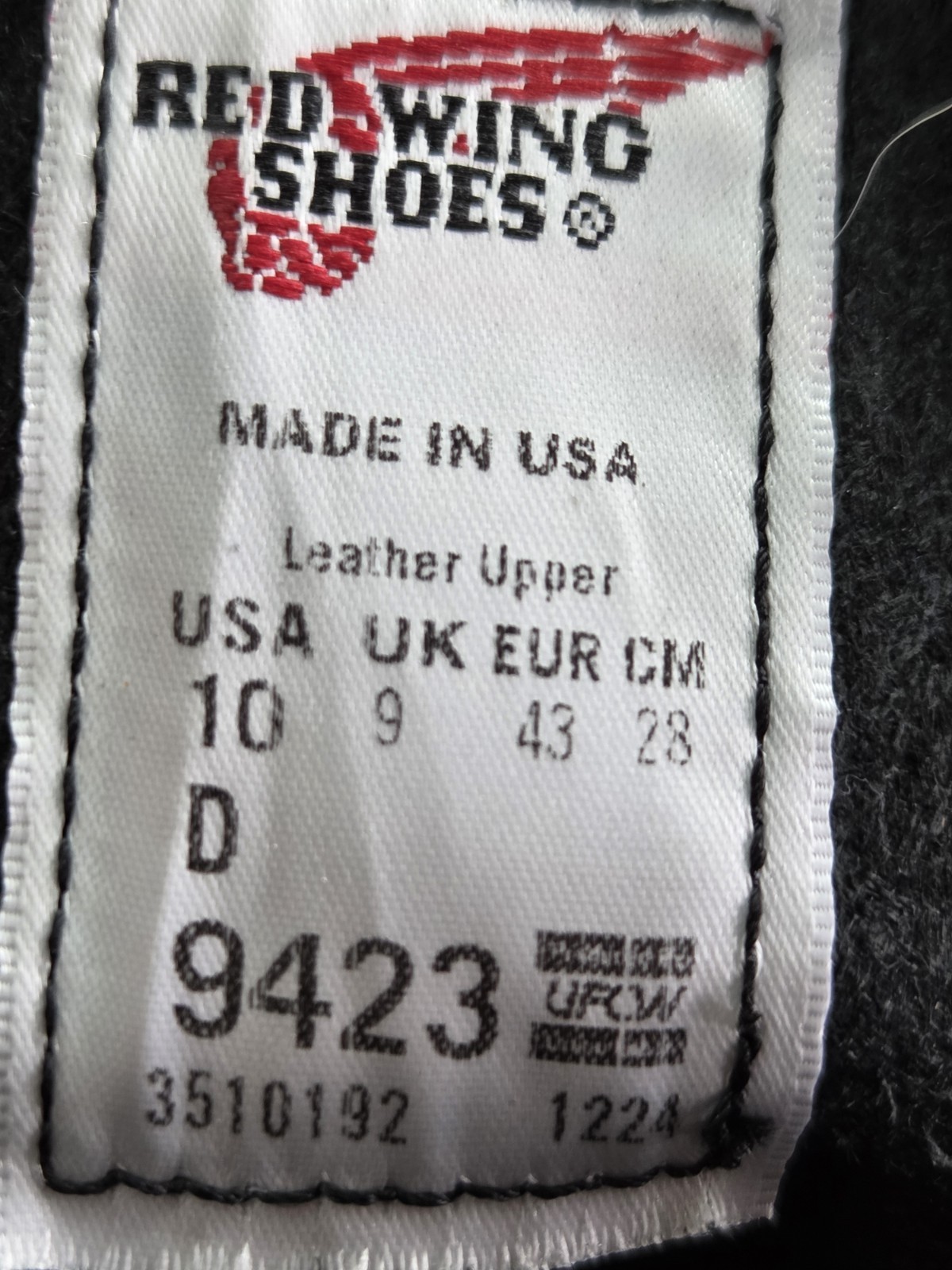 [9423] MENS RED WING BECKMAN 6-INCH BOOT (MEDIUM WIDTH) Sz Men's 10