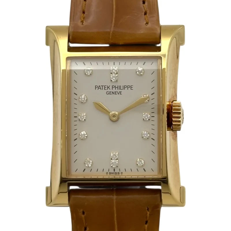 Patek Philippe — PATEK PHILIPPE 4900J 22mm Gold White Dial Mechanical (Manual) Watch #OKW975