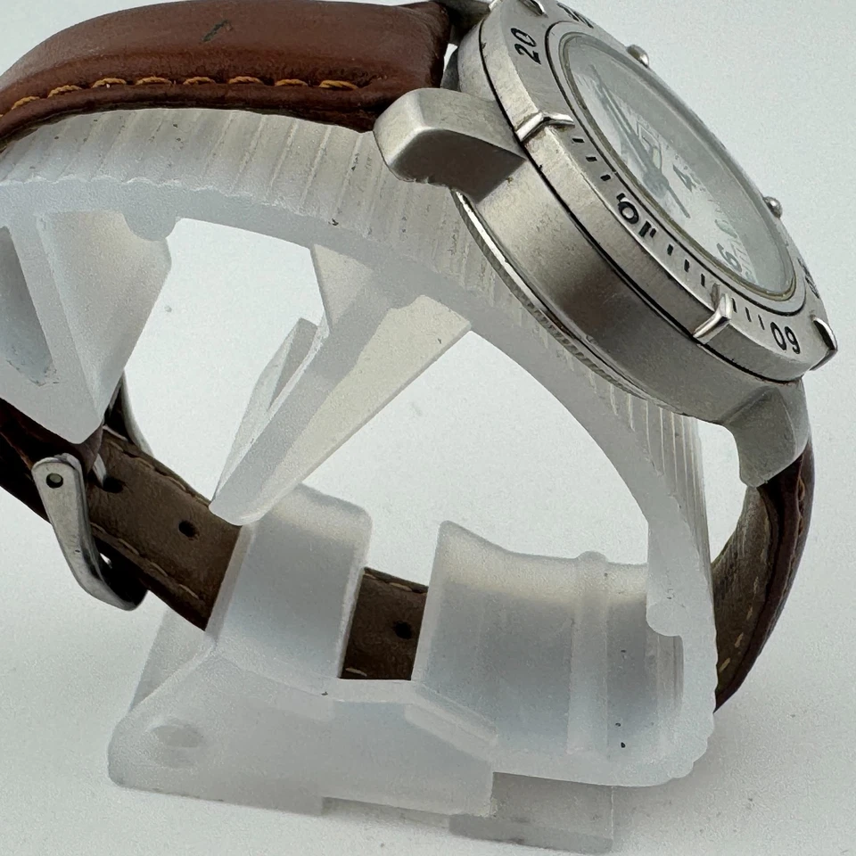 Victorinox Swiss Quartz Watch Women 100m Silver Steel Rotating Bezel New Battery - Image 3 of 4