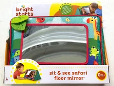 Bright Starts Sit & See Safari Floor Mirror Recommended Age 0m+ New In Box