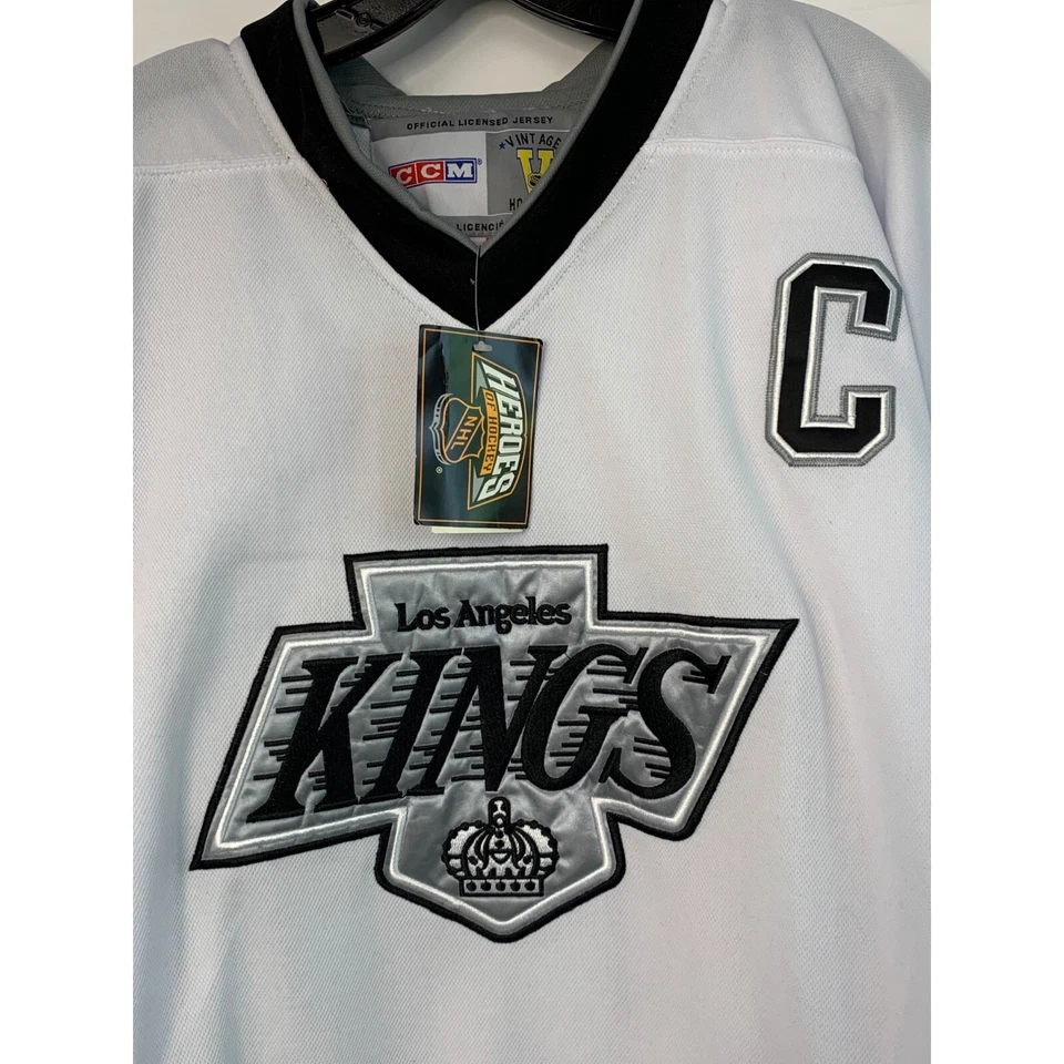 CCM NHL Heroes Of Hockey Gretzky #99 Los Angeles Kings Jersey Size 56 2XL 7402 - Image 3 of 4