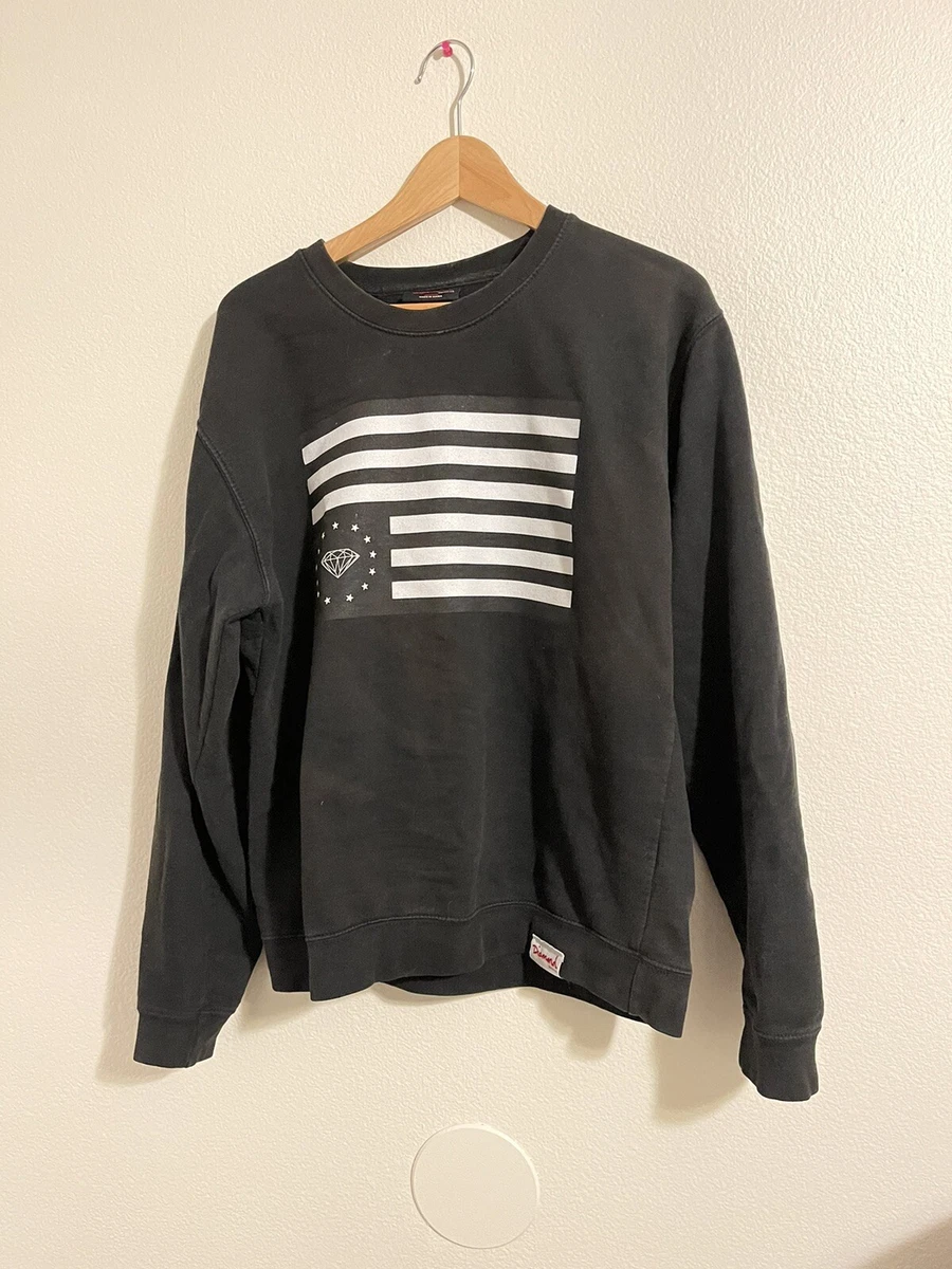 Diamond Supply Co Black Scale Mens Sweatshirt Medium Black Pullover | eBay