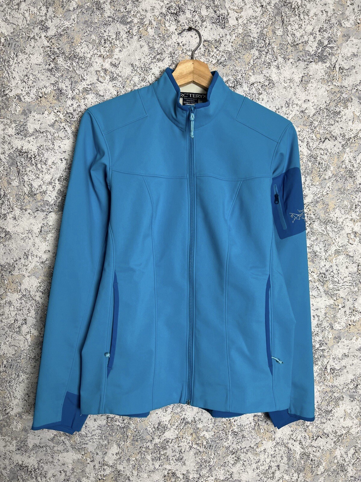 ARC'TERYX Giacca donna vintage Arcteryx Gamma Softshell zip logo riflettente taglia M