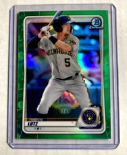 2020 Bowman Draft #BD-68- Tristen Lutz Green Refractor Sp Rc #'d 59/99