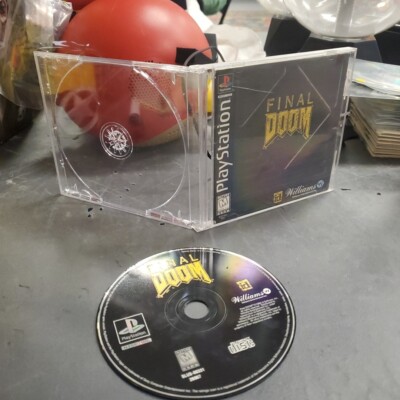 Final Doom (Sony PlayStation 1, 1996) PS1 Black Label W/ Manual No Back Art
