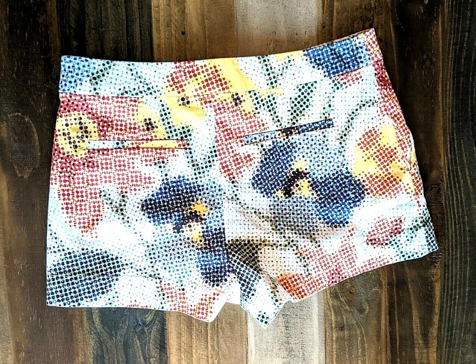 Pantalones cortos multicolores para mujer Kate Spade Saturday talla 2 Foto 2 de 4