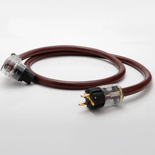 12AWG 4N OFC Audio Power Wire US/EU Version Supply Mains & 90° Female Connector - Picture 4 of 8