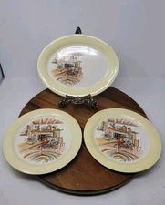 HOMER LAUGHLIN 40s 2 Dinner Plates Plates And 1 Oval Platter Colonial Kitchen