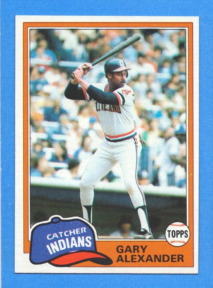 1981 Topps #416 Gary Alexander NM/MT Indians