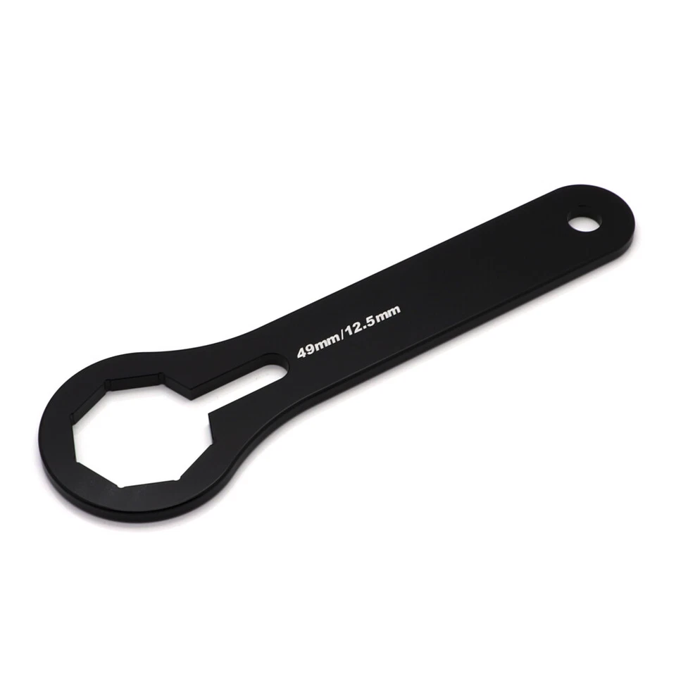 Black 49mm Fork Cap Wrench Tool For Honda CRF450R Suzuki RMZ250 Gas Gas EC250 - Imagem 3 de 4
