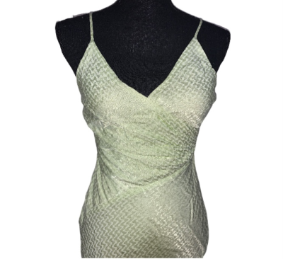 ASTR V-neck Slip Dress Women's Size XS Celery Green Midi | eBay