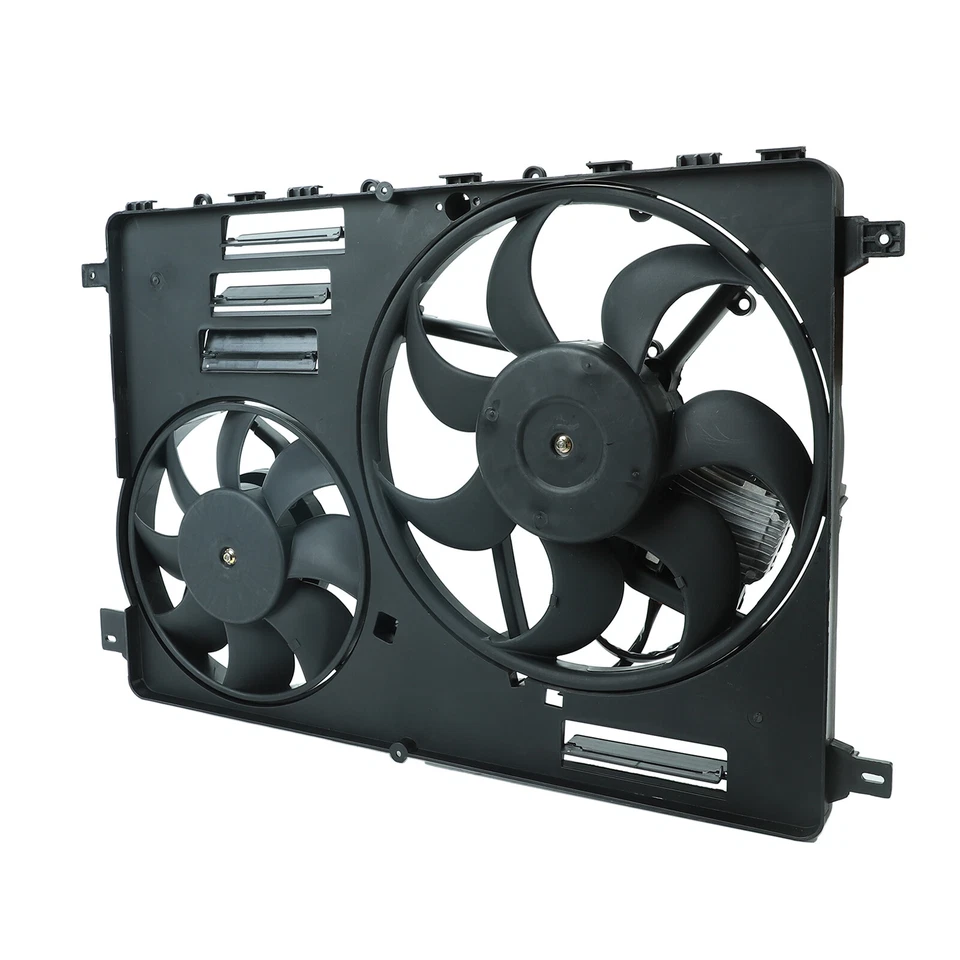 For 2008-2016 Volvo S80 XC60 XC70 Dual Engine AC Radiator Cooling Fan Assembly Foto 3 de 4