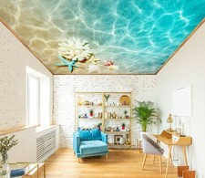 3D Beach Starfish ZHU098 Ceiling Wall Paper Wall Print Decal Wall Deco Amy