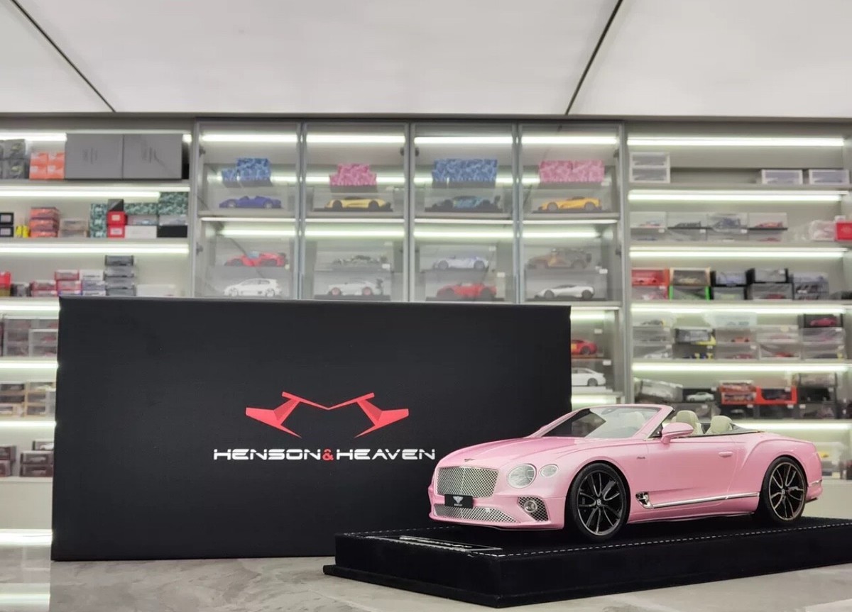 Bentley Continental GTC Speed Edition (Pink) [H&H] 1:18