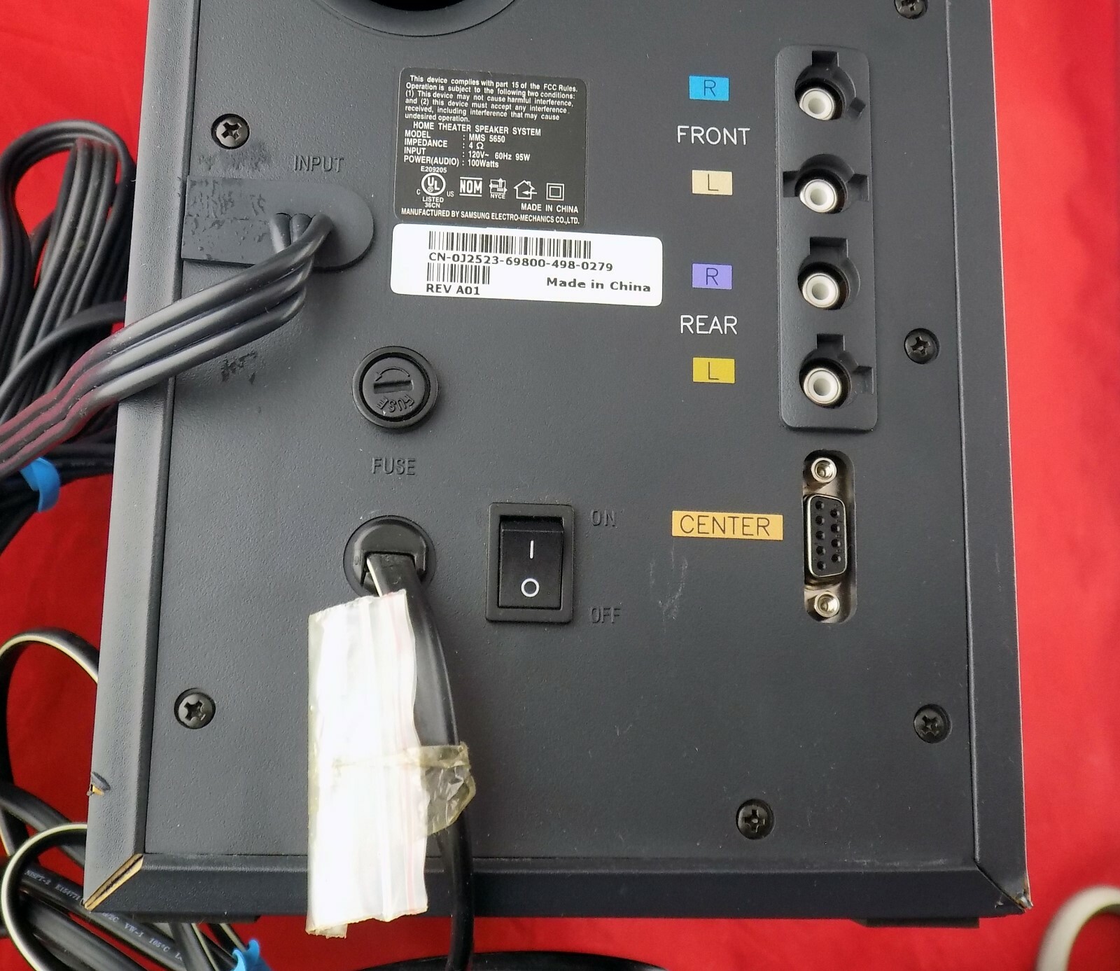 dell mms 5650 center speaker