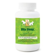 Veterinary Herbal Supplements Sleep Support New Vita Vita Sleep Powder USA Made