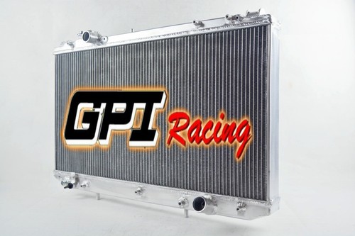 56MM Fit TOYOTA ARISTO JZS161 2JZ-GTE 3.0L TURBO 1997-2004 AT Aluminum Radiator - Picture 11 of 11