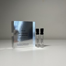 2 Phlur Missing Person Eau De Parfum Sample Vial Spray .06oz Each