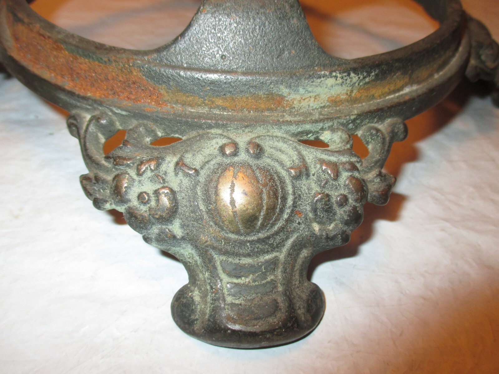 VINTAGECAST IRON LAMP BASE eBay
