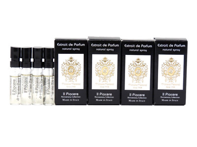 TIZIANA TERENZI IL PIACERE EDP 1.5ml .05fl oz x 4 COLOGNE PERFUME SPRAY SAMPLES