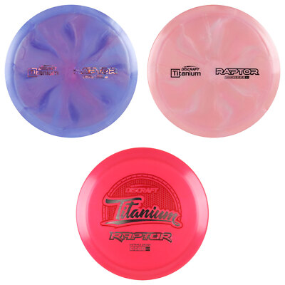 Discraft Disc Golf Titanium Raptor Distance Driver 9/4/0/3 - Choose ...