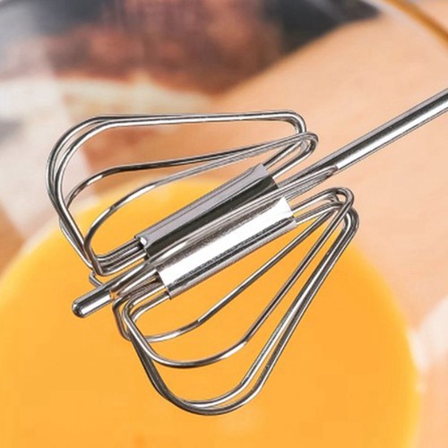 Herramientas de cocina giratorias para salsa batidor de huevos batidor de huevos accesorios para hornear pasteles - Imagen 7 de 12