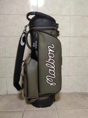 Malbon golf 2025 Caddy Bag Stand bag Dark Green With hood covers