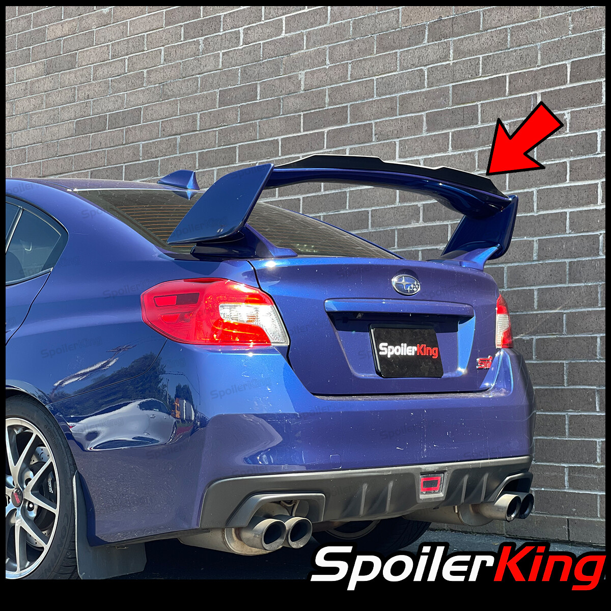SpoilerKing Add-on Gurney Flap Spoiler (Fits: Subaru WRX STI 2015