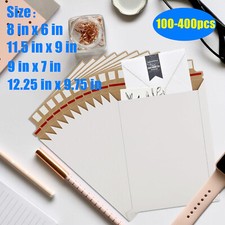 Rigid Flat Photo Mailer 6x8 9x11.5 Document Envelopes Cardboard Self Seal 300GSM