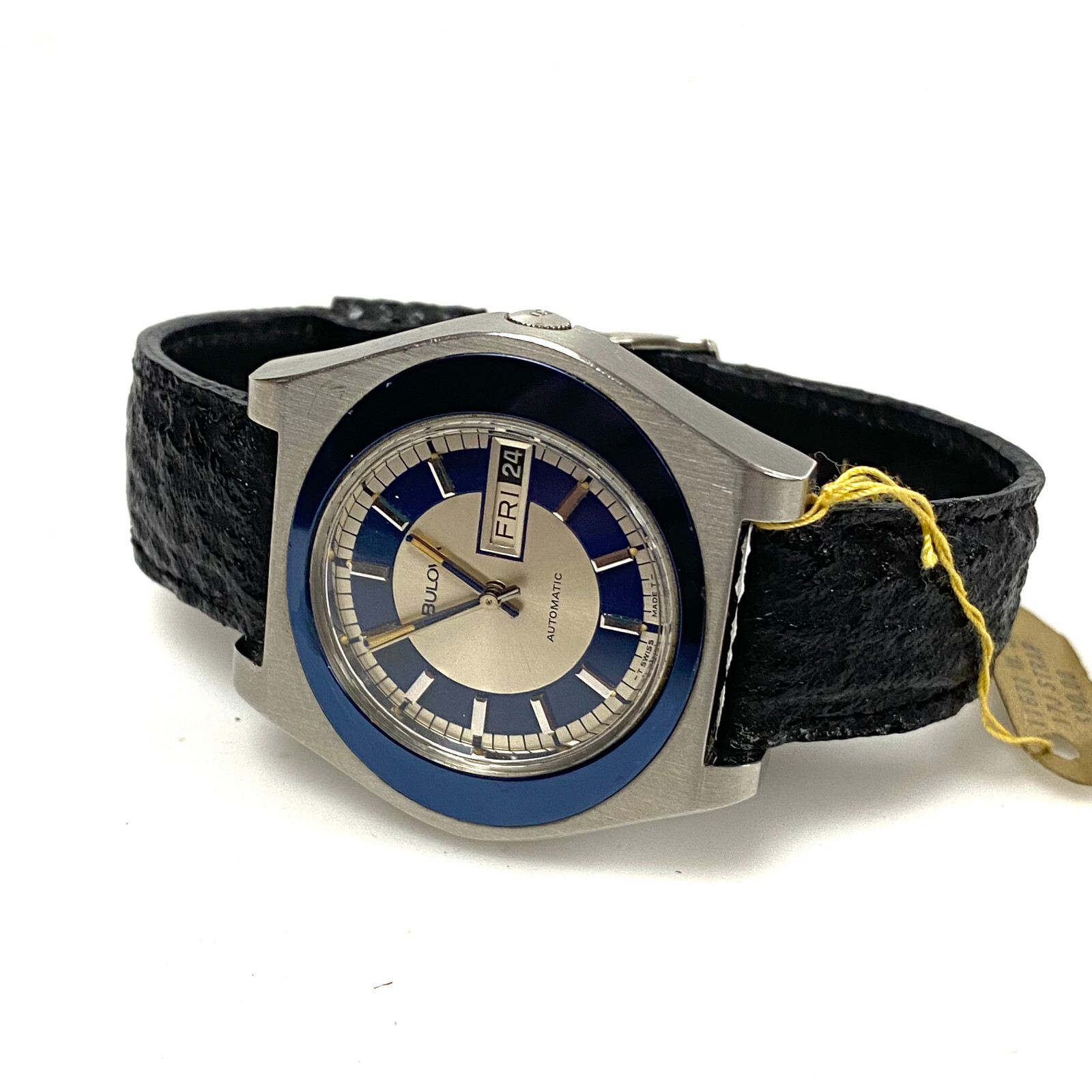 v025 Vintage Bulova Jet Star Automatic Swiss 17J Stai… - Gem