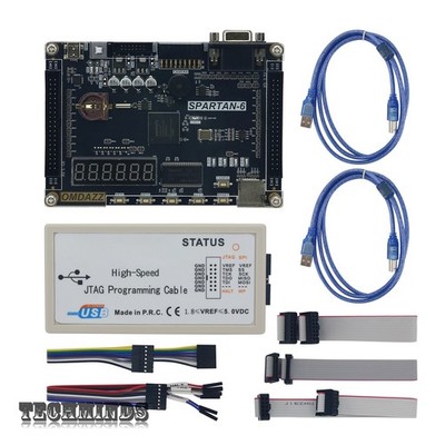 XC6SLX16 FPGA Development Board USB 5V 50M Crystal Oscillator 256Mbit SDRAM