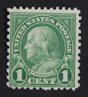 CKStamps: US Stamps Collection Scott#578 1c Franklin Mint VLH OG
