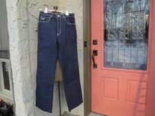 Vintage 1980's Sergio Valente Dark Blue High Waist Cotton Denim Jeans 34 x 36