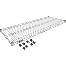 Nexel S1848C Chrome Wire Shelf 48"W x 18"D