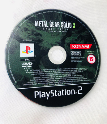 Videospiel Metal Gear Solid 3 Snake Eater nur Disc Sony PlayStation 2 PS2