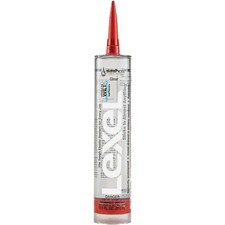 Sashco 13010 10.5oz Sealants Clear Lexel Adhesive Caulk, 10.5-Ounce (Pack of ...