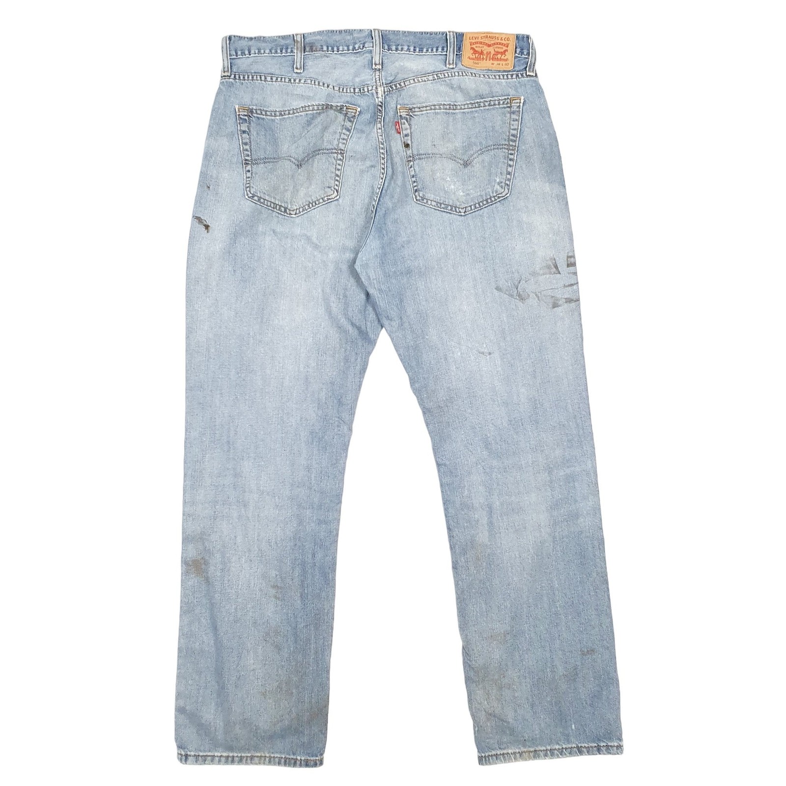 LEVIS 559 Jeans Relaxed Straight Fit Blue Denim Trousers Mens W38 L32 image 3