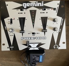 Gemini Preamp DJ Mixer PMX-100 with Stereo 2 Channel With Manual