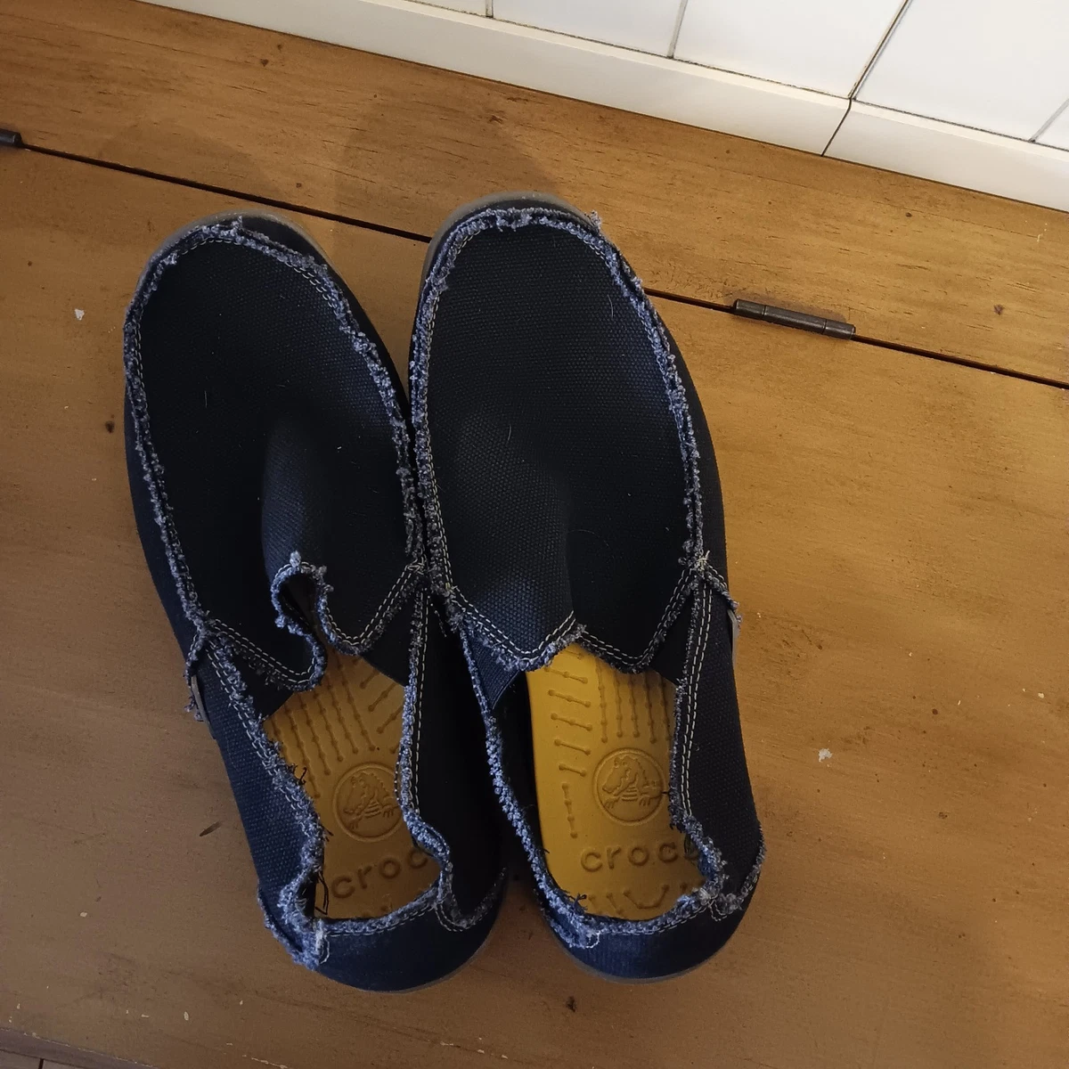 Crocs Santa Cruz Blue Casual Shoes for Men for sale | eBay display picture 3