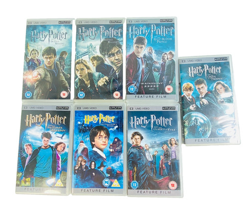 UMD Movie HARRY POTTER lot of 7 MOVIE COLLECTION Sony Playstation Portable