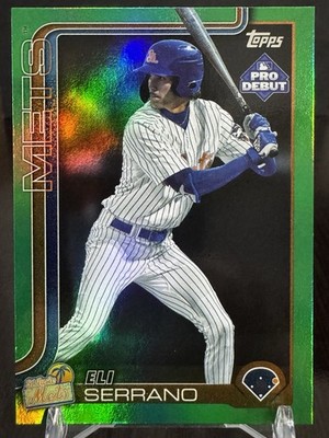 Eli Serrano RC True Green /99 - 2025 Topps Pro Debut Mets